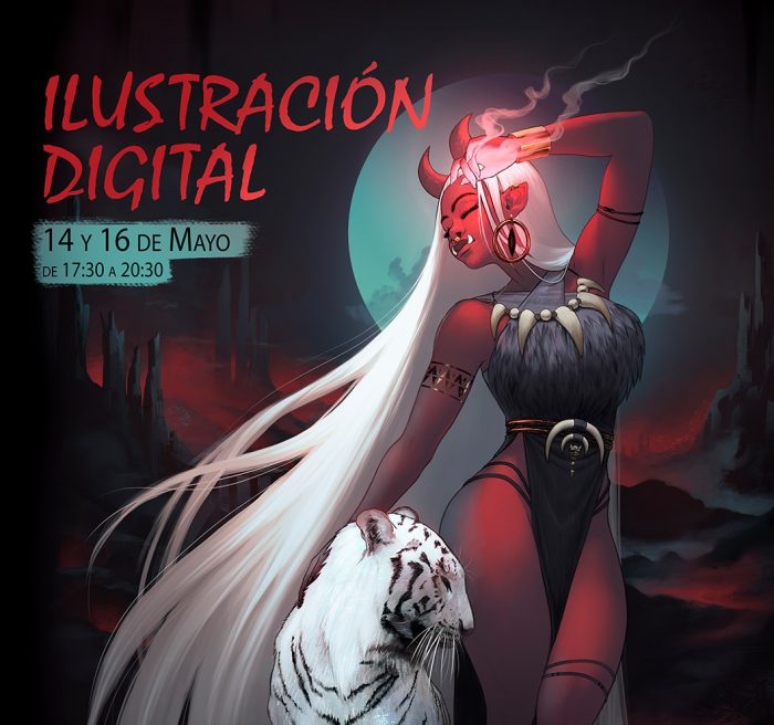 Cartel del tercer curso de ilustración